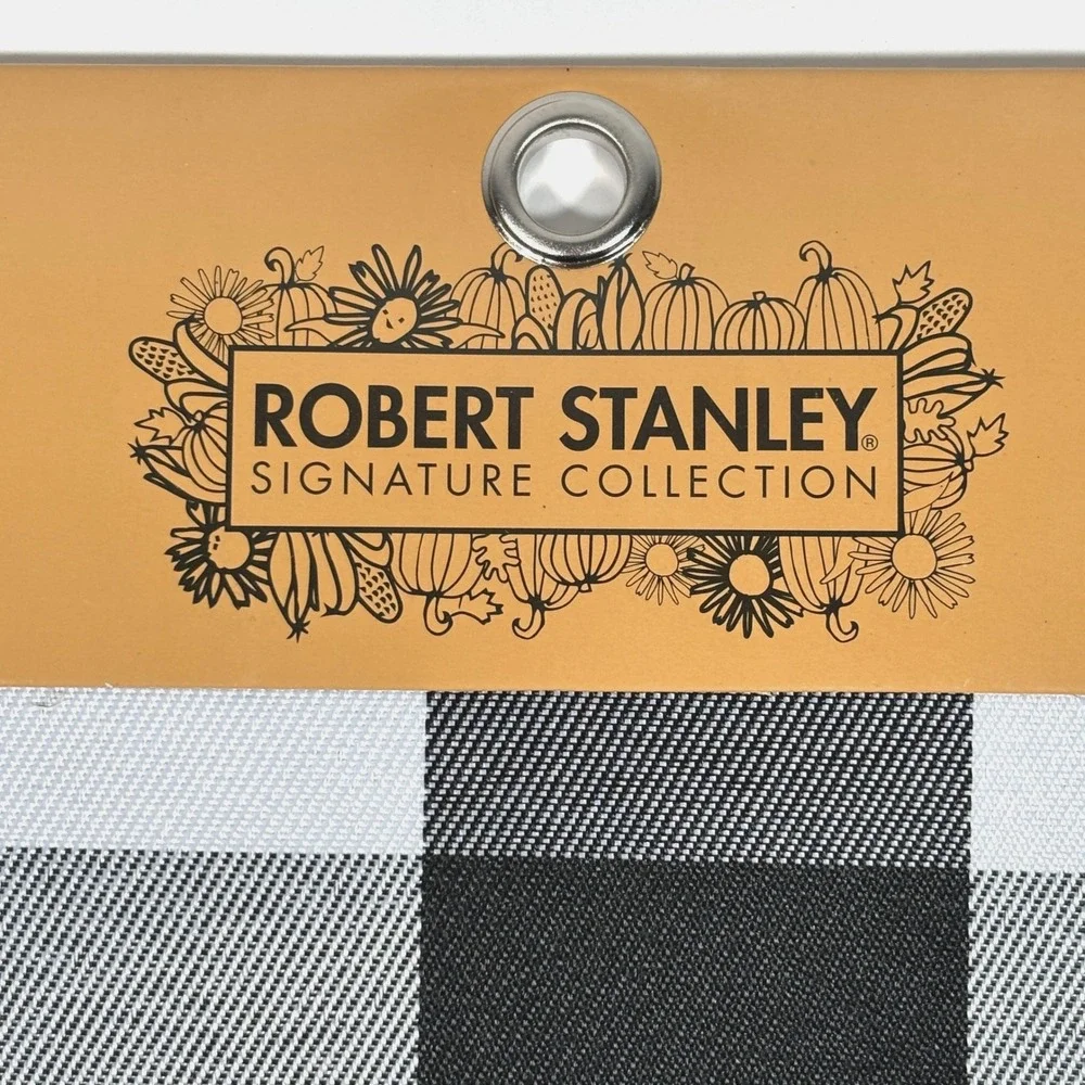 Robert Stanley Buffalo Check Placemats Black White Set of 10 Hobby Lobby 5054564